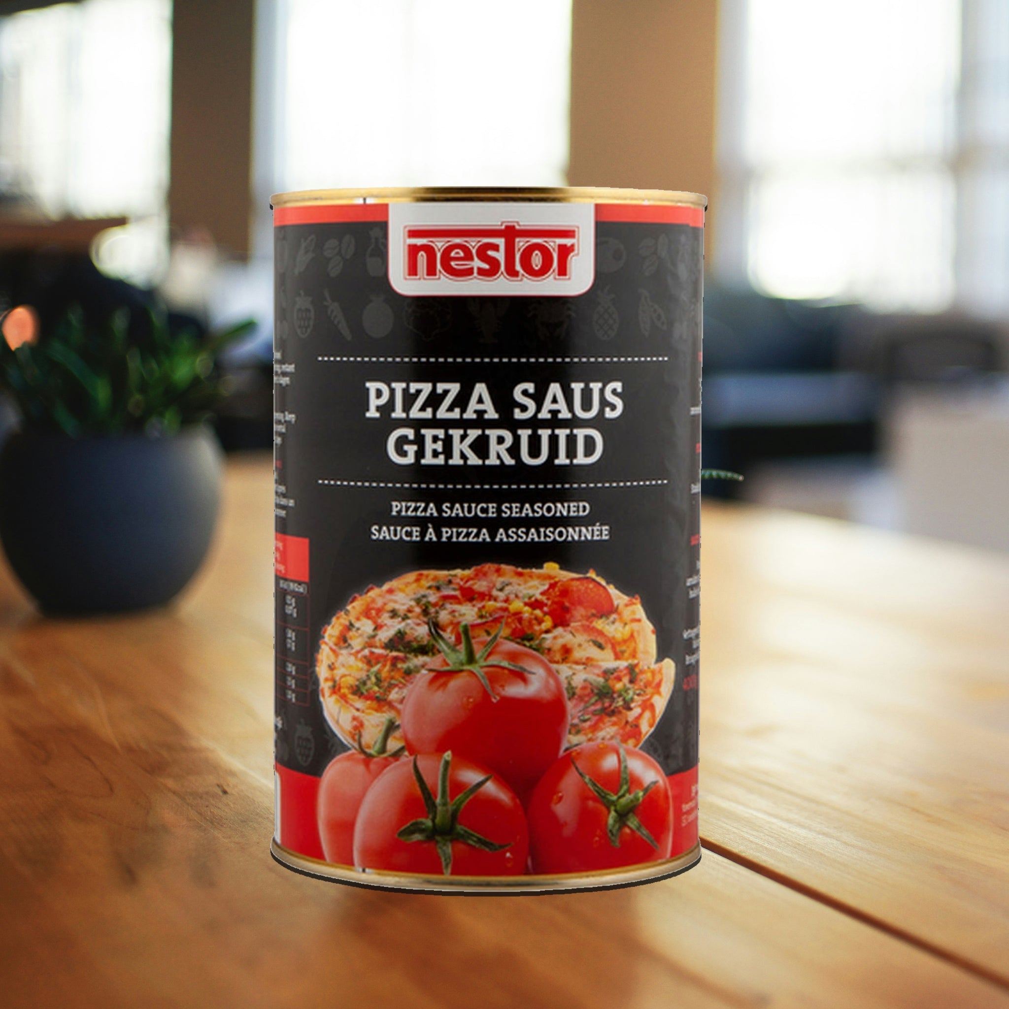 Nestor Pizzasaus gekruid 4,1 Liter blik